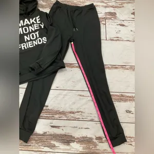 Make Money Not Friends Hoodie And Pants‎ Set thumbnail 2