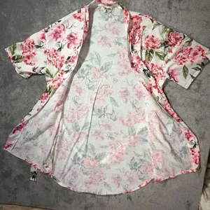 Show Me Your Mumu Brie Garden of Blooms Floral Kimono Robe One Size Romantic #17 thumbnail 5