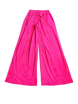 Offline by Aerie Pink Wide Leg Sweat Pants Velvet Stretch Velour Size XS Women's thumbnail 8