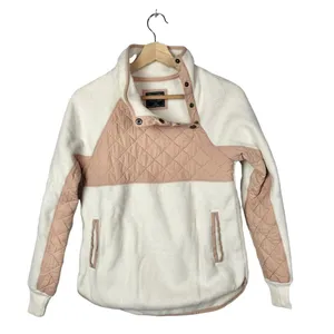 Abercrombie & Fitch‎ Asymmetrical Snap Up Fleece Sweatshirt XXS thumbnail 3