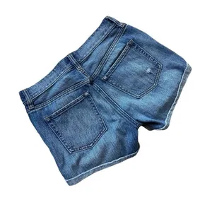 Womens J Crew Merrill Mid Rise Medium Wash Cuffed Denim Jean Shorts - Sz 24 thumbnail 5
