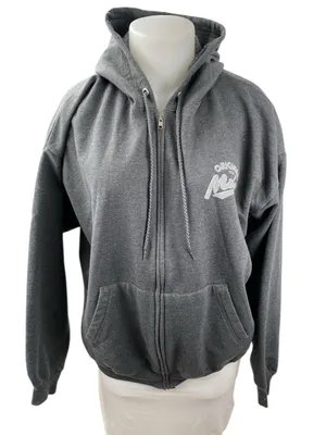 Disney Parks Women's Gray Mickey Mouse 28 Hoodie Hooded Sweatshirt Top Size 2XL thumbnail 1