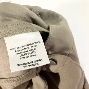 Eileen Fisher‎ Medium Pants Ankle Cropped Organic Cotton Blend Stretch 1621 thumbnail 8