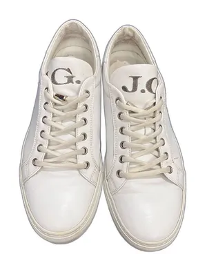 J.G. White Leather Women's Sneakers 41 10/10.5 thumbnail 1