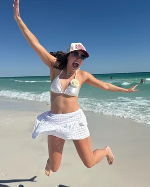 Pearl White 3D Floral Bikini Set thumbnail 1