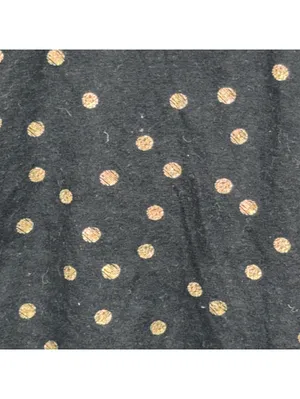 A New Day Women’s Black Metallic Gold Polka Dot Tank Top Size Small thumbnail 3