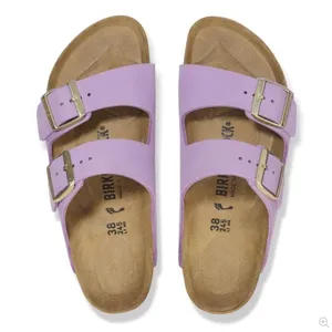 Birkenstock Nubuck Leather Arizona Sandals thumbnail 1