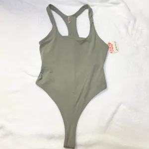Free People Never Better Bodysuit - SAGE STONE - Size X-Small - NWT thumbnail 2