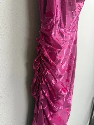 Anthropologie l Hutch One-Shoulder Ruched Velvet Dress thumbnail 5