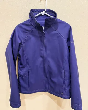 Navy Blue Columbia Full-Zip Jacket women’s large thumbnail 1