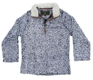 True Grit Women's Frosty Tip‎ 1/4 Zip Pullover In Vintage Blue Size Small thumbnail 1