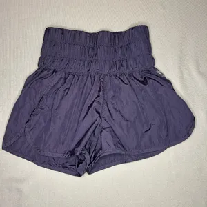 FP Movement by Free People The Way Home Deep Sea Purple Shorts High Rise size XS thumbnail 1