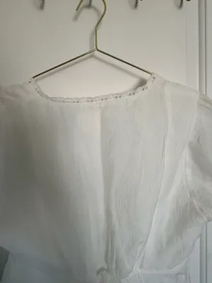 Selfie Leslie Azura Scalloped Lace Trim Peplum Top thumbnail 11