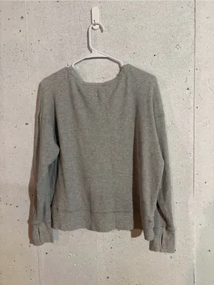 Offline By Aerie Wow! Waffle Oversized T-Shirt | Size: XS thumbnail 2