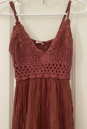 Blush Burgundy Dress thumbnail 2