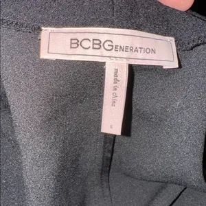 BCBGeneration Black Single-Button Notched Lapel Blazer Jacket Size S thumbnail 12