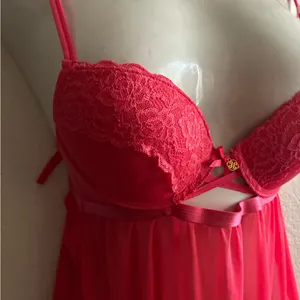 🆕 Daisy Fuentes Sexy Rose Lingerie Babydoll S🆕 thumbnail 5