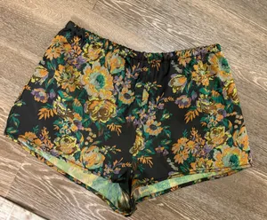 Anthropologie Floral Shorts thumbnail 1