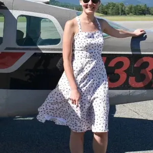 Hutch White Daisy Floral Midi Dress SIZE 0 Apron Designer Cottage Sundress $370 thumbnail 7