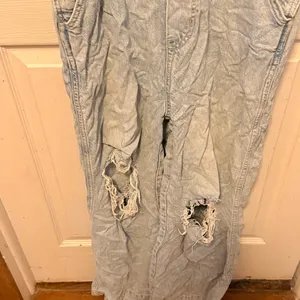 We‎ The Free Destroyed Denim Overalls thumbnail 3