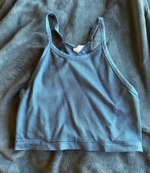 Halter tank top Blue Size M thumbnail 1
