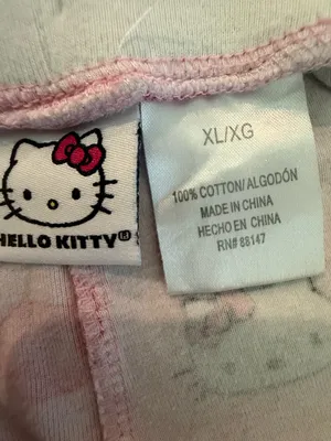 Hello Kitty Pink and Red Bow Cotton Shorts thumbnail 4