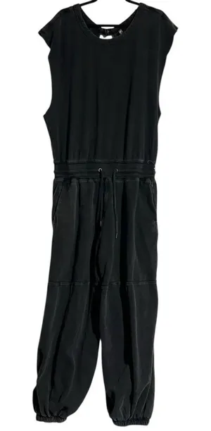 Free People Movement Throw and Go Onesie Jumpsuit Black Small Loungewear Casual thumbnail 1