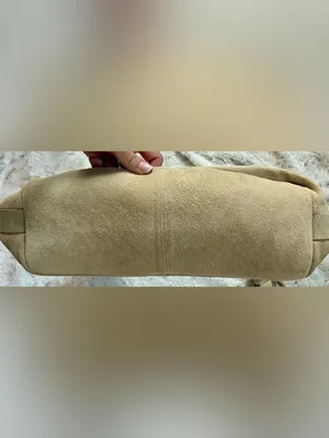 Margot Gabi Maxi Hobo - Cream/Beige Suede - NWT thumbnail 7