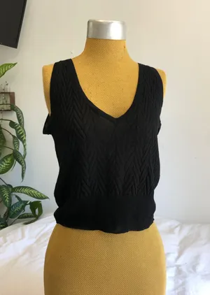 ZARA knit tank top thumbnail 1