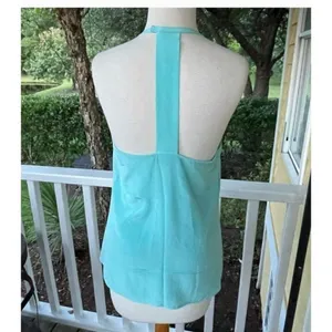 Annie Griffin Sky Blue Women's 100% Silk Tank Top with Polyester Lining Size XS thumbnail 8