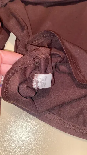 Off Shoulder Top Brown thumbnail 2