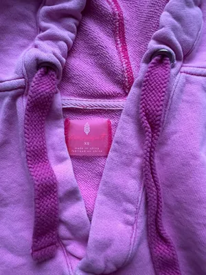 Pink free people hoodie thumbnail 2