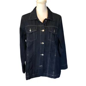 Turtle Bay New York Jean Jacket Womens L Used *Stain on Cuff thumbnail 3