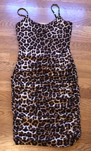Leopard print bodycon midi dress size M Multi Size M thumbnail 8