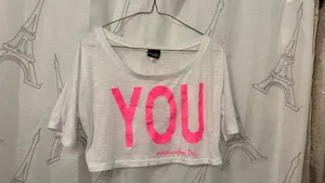 Cropped graphic tee White Size M thumbnail 4