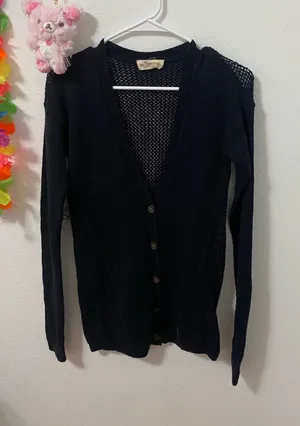 Hollister navy cardigan thumbnail 1