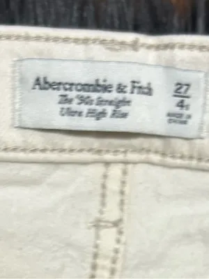 Abercrombie & Fitch The 90’s Straight Ultra High-Rise Jeans Size 27/4 thumbnail 6