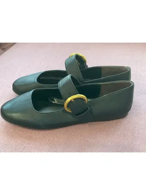 House of Harlow 1960 x REVOLVE Womens Clementine Flats in Black 6 Leather Shoes thumbnail 6