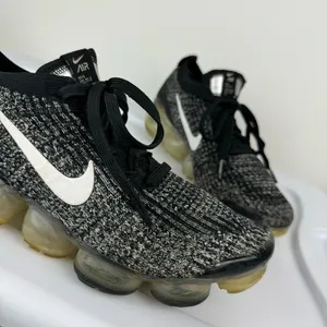 Nike Air VaporMax Flyknit 3 Athletic Running Shoe Sneaker Sz 9 Womens Black thumbnail 5