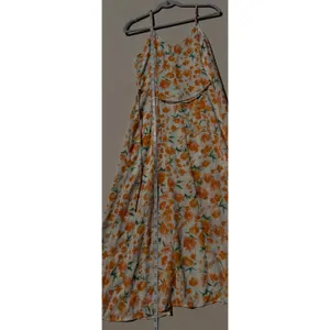 Sienna Sky Womens Orange Floral Button Front Midi Dress Size M 02CDR903 thumbnail 11