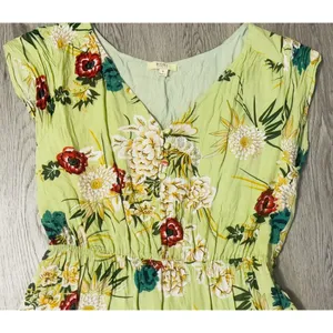Floral Boho Maxi Dress Smocked Waist Tiered Ruffles Wedding guest Garden Party S thumbnail 4