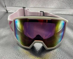 Giro Youth Ski Snowboard Goggles Pink Strap‎ Mirrored Lens thumbnail 1