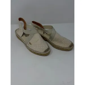 Viscata Sagaro Lace Espadrille Slingback Flat Cream Womens 37 thumbnail 2