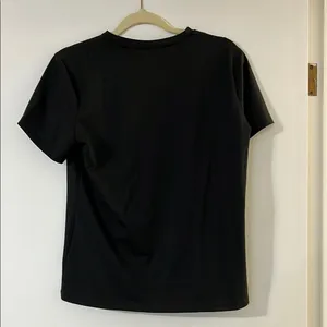 Festive Black Halloween Tee with Ghost and Pumpkin Size L thumbnail 3