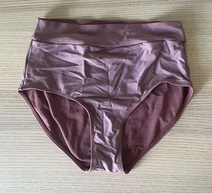 Janela bay mauve high waisted swim bottoms thumbnail 1