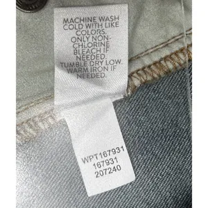 J. Jill York Denim Bootcut Jeans Size 12 Dark Wash Button Detail Stretch Pants thumbnail 9