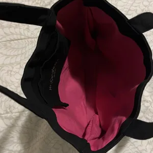 Yves Saint Laurent NEW  Parfums Black canvas Tote Bag thumbnail 3