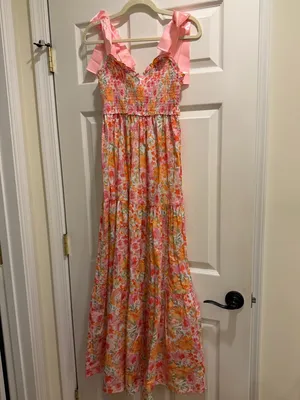 Altar'd State Addison Floral Maxi Dress thumbnail 3