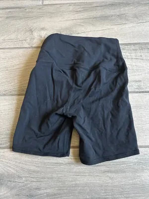 ALO Yoga Black High-Waist Bike Shorts thumbnail 4