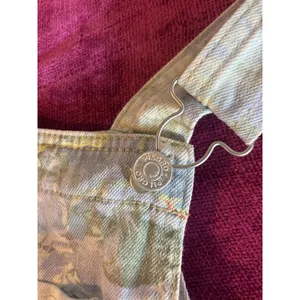 Anthropologie PILCRO Denim Floral Shortalls Overalls Size Medium M Romper Shorts thumbnail 5